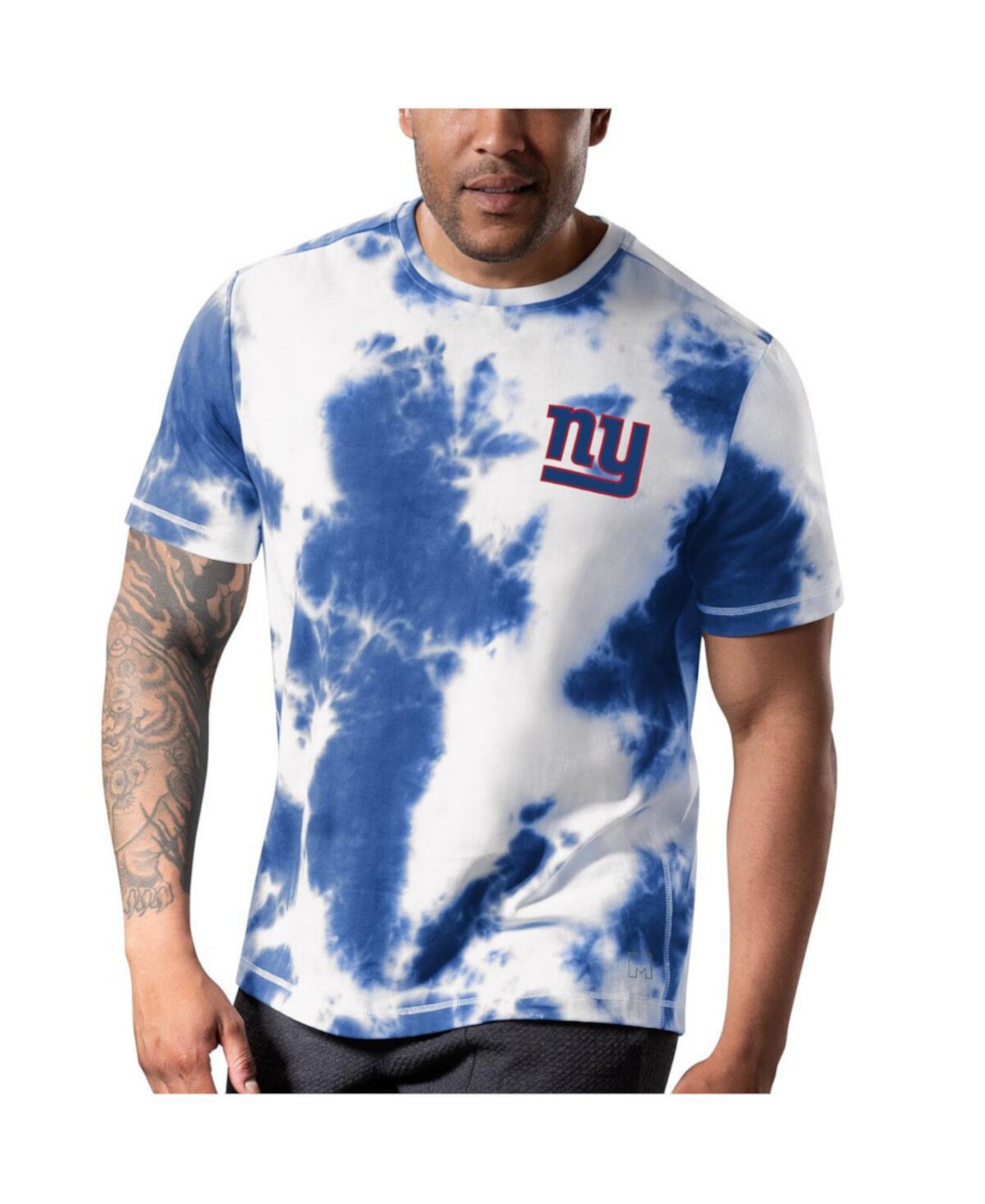 Мужская Джерси MSX by Michael Strahan Royal New York Giants Freestyle Tie-Dye MSX by Michael Strahan