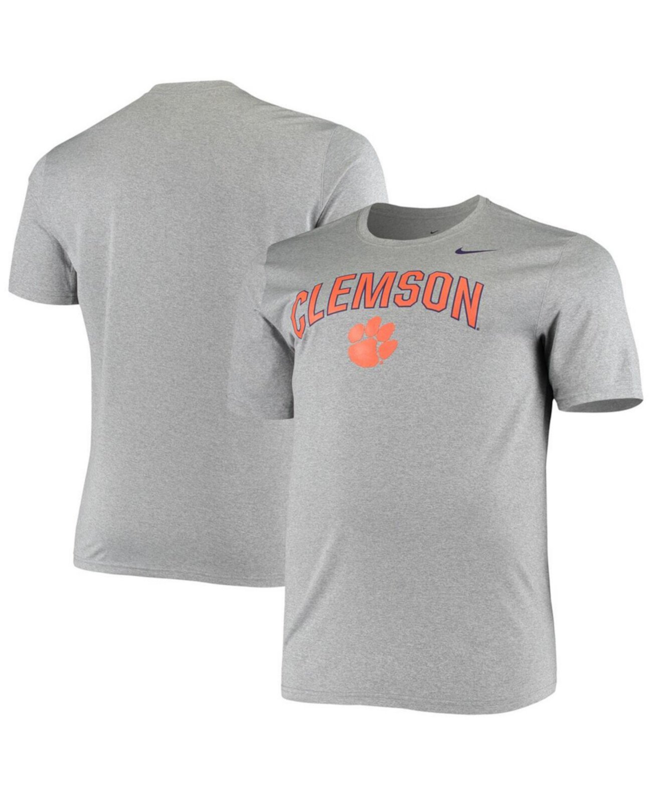 Мужская Джерси Nike Clemson Tigers Big Tall Legend Arch Over Logo Nike