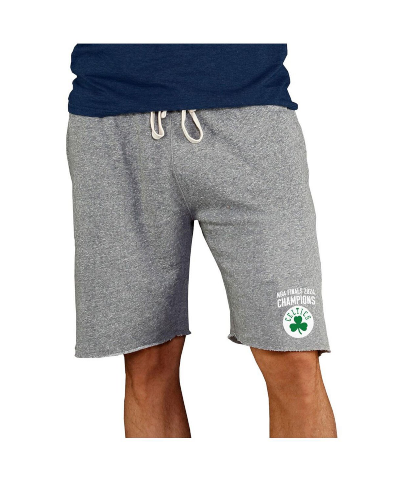 Men's Gray Boston Celtics 2024 NBA Finals Champions Mainstream Terry Shorts Concepts Sport