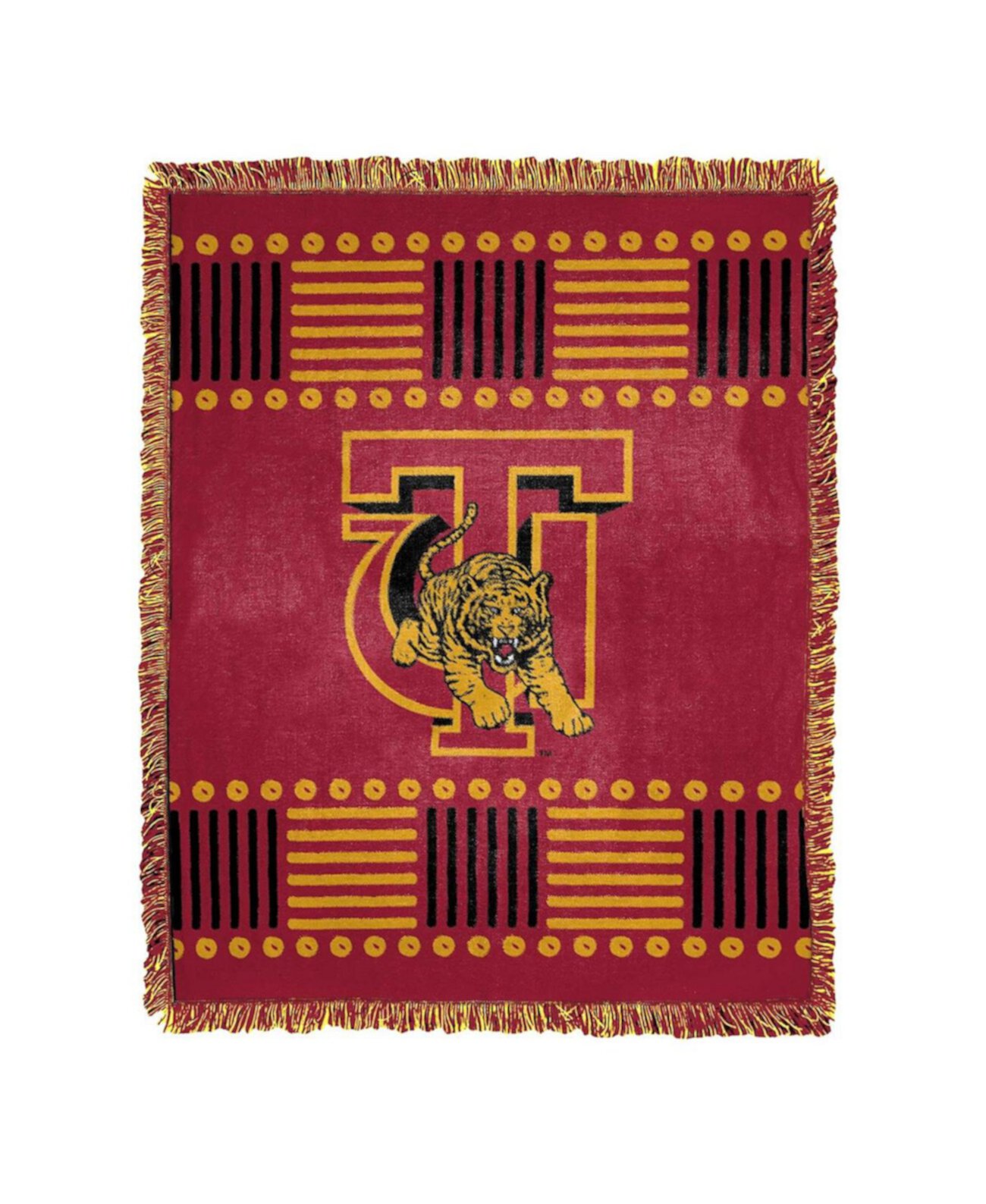 Group Tuskegee Golden Tigers Homage Jacquard Throw Blanket Northwest Company