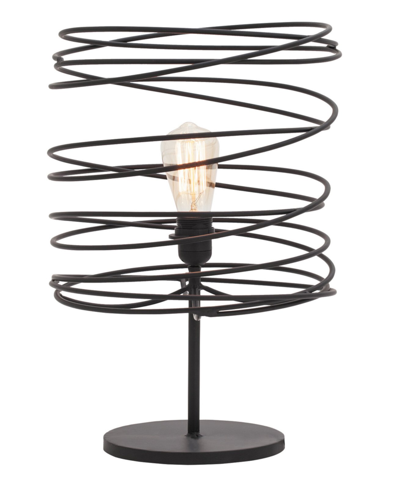 21" Metal  Twisted Wire Accent Lamp Rosemary Lane