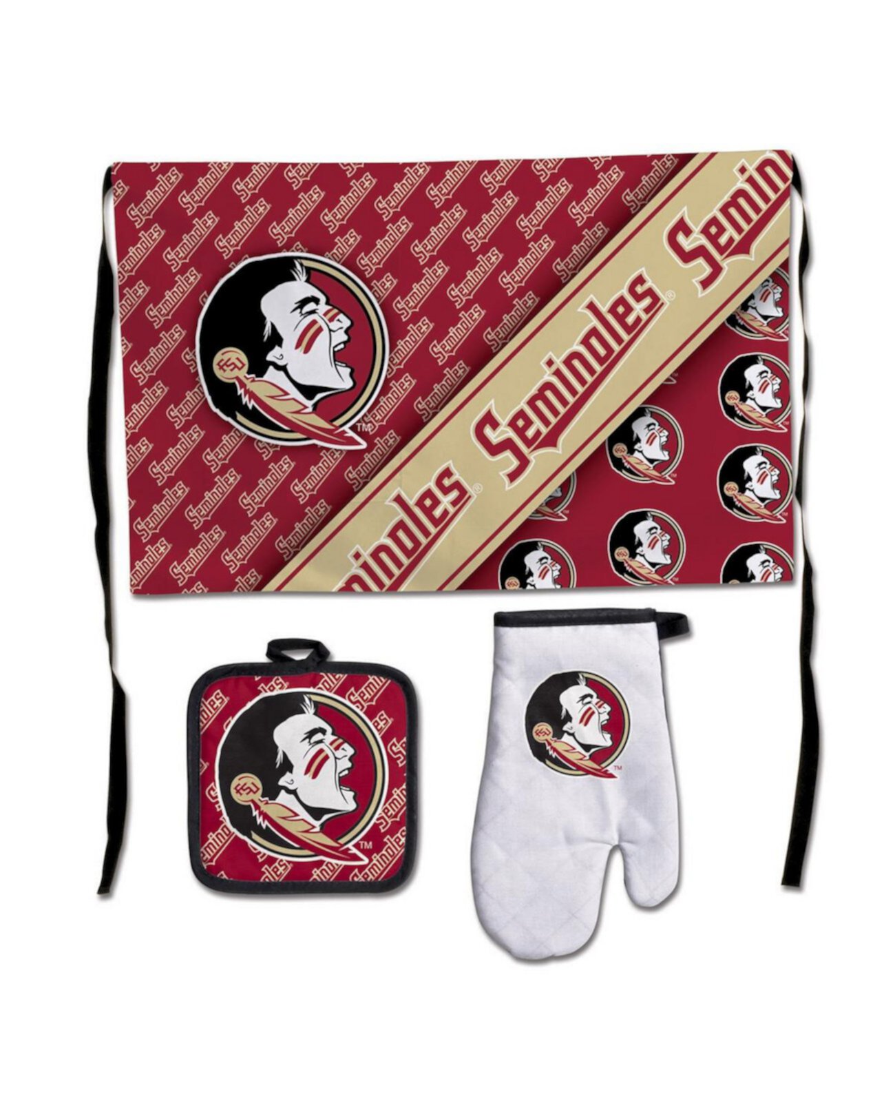 Florida State Seminoles 3-Piece Barbecue Set Wincraft