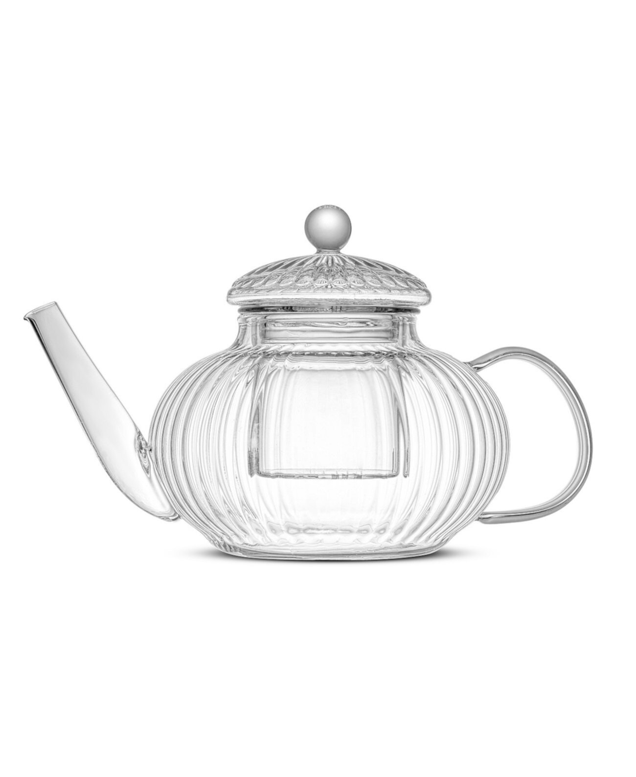 Fluted Glass Teapot, 33.8oz JoyJolt