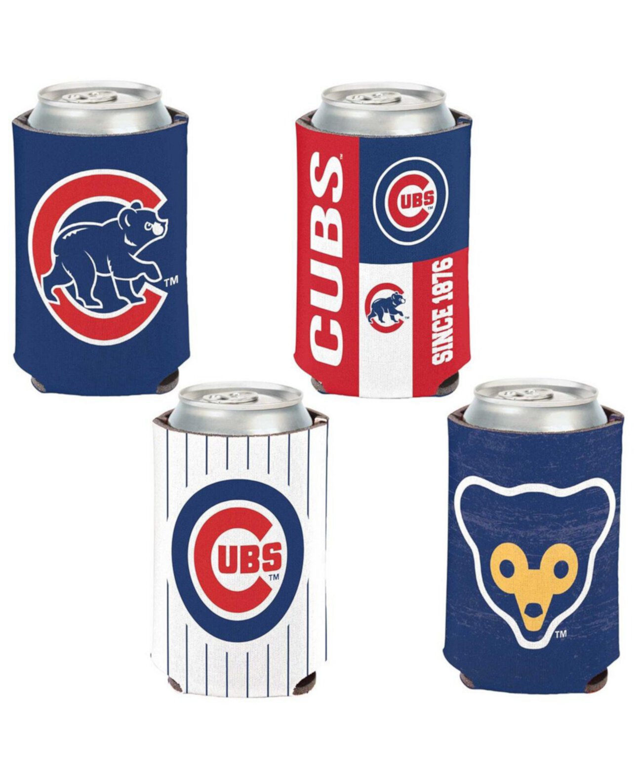 Chicago Cubs 4-Pack 12oz. Can Cooler Set Wincraft