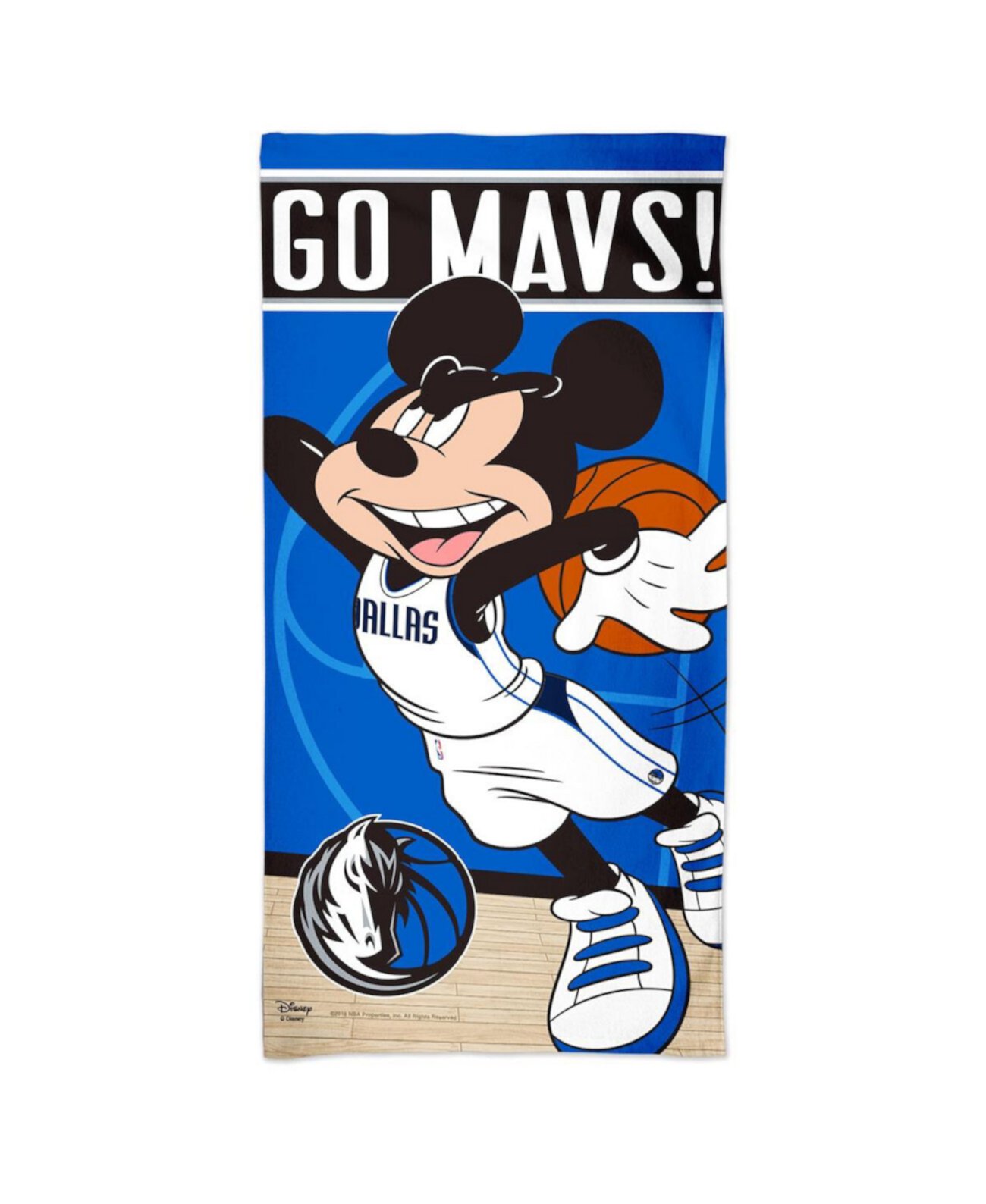 Dallas Mavericks 30'' x 60'' Disney Spectra Beach Towel Wincraft