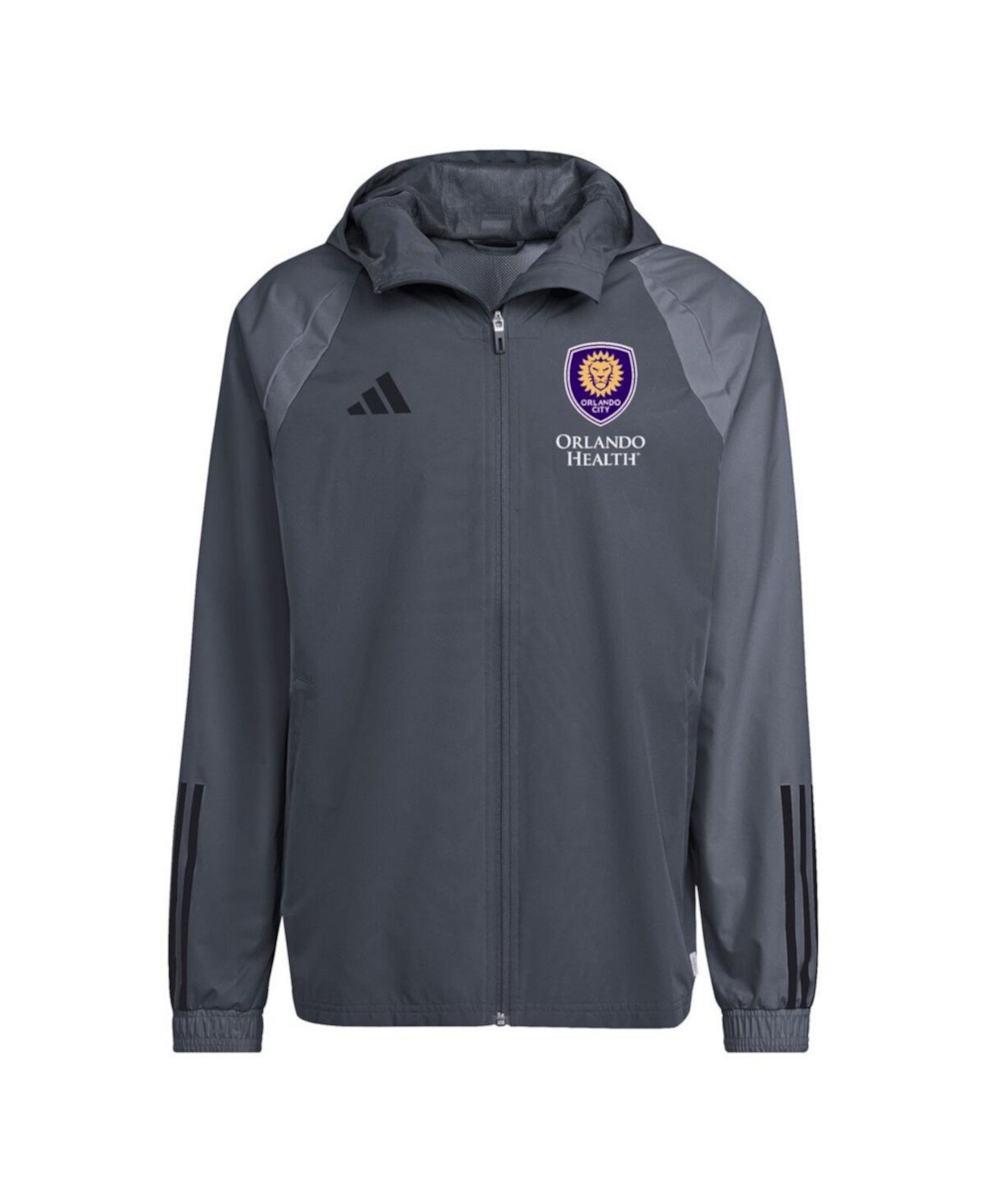 Мужская Повседневная куртка Adidas Orlando City SC 2024 All-Weather Full-Zip Adidas