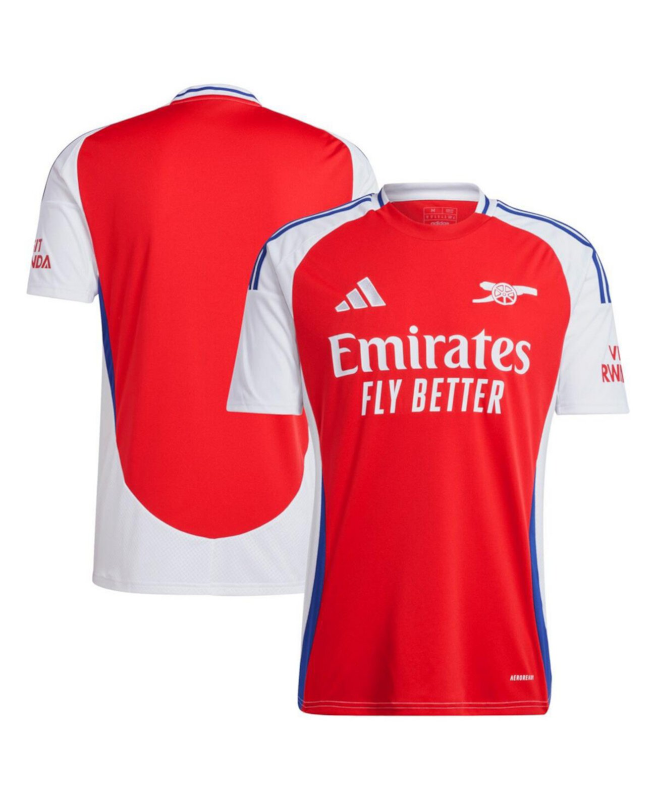 Men's Red Arsenal 2024/25 Home Replica Jersey Adidas