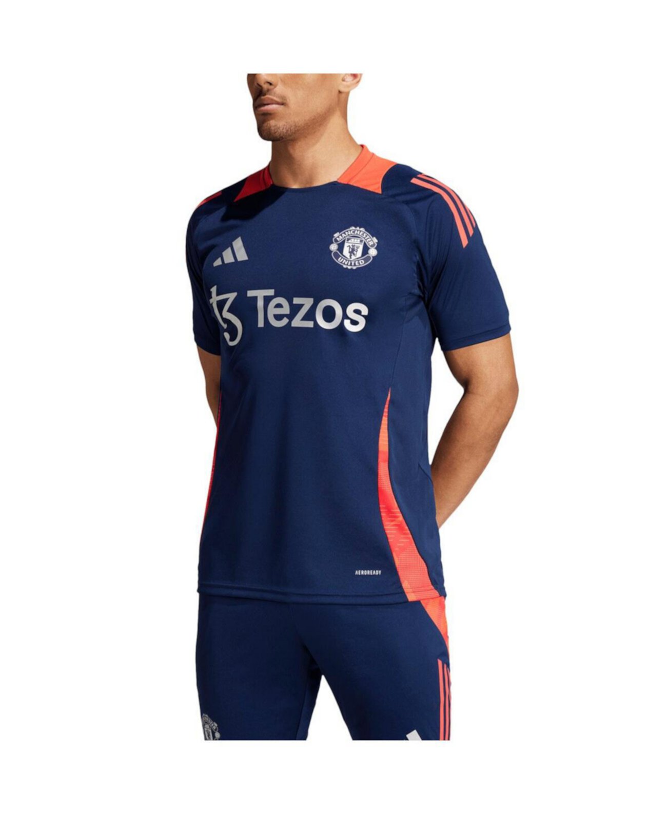 Men's Navy Manchester United 2024/25 AEROREADY Training Jersey Adidas