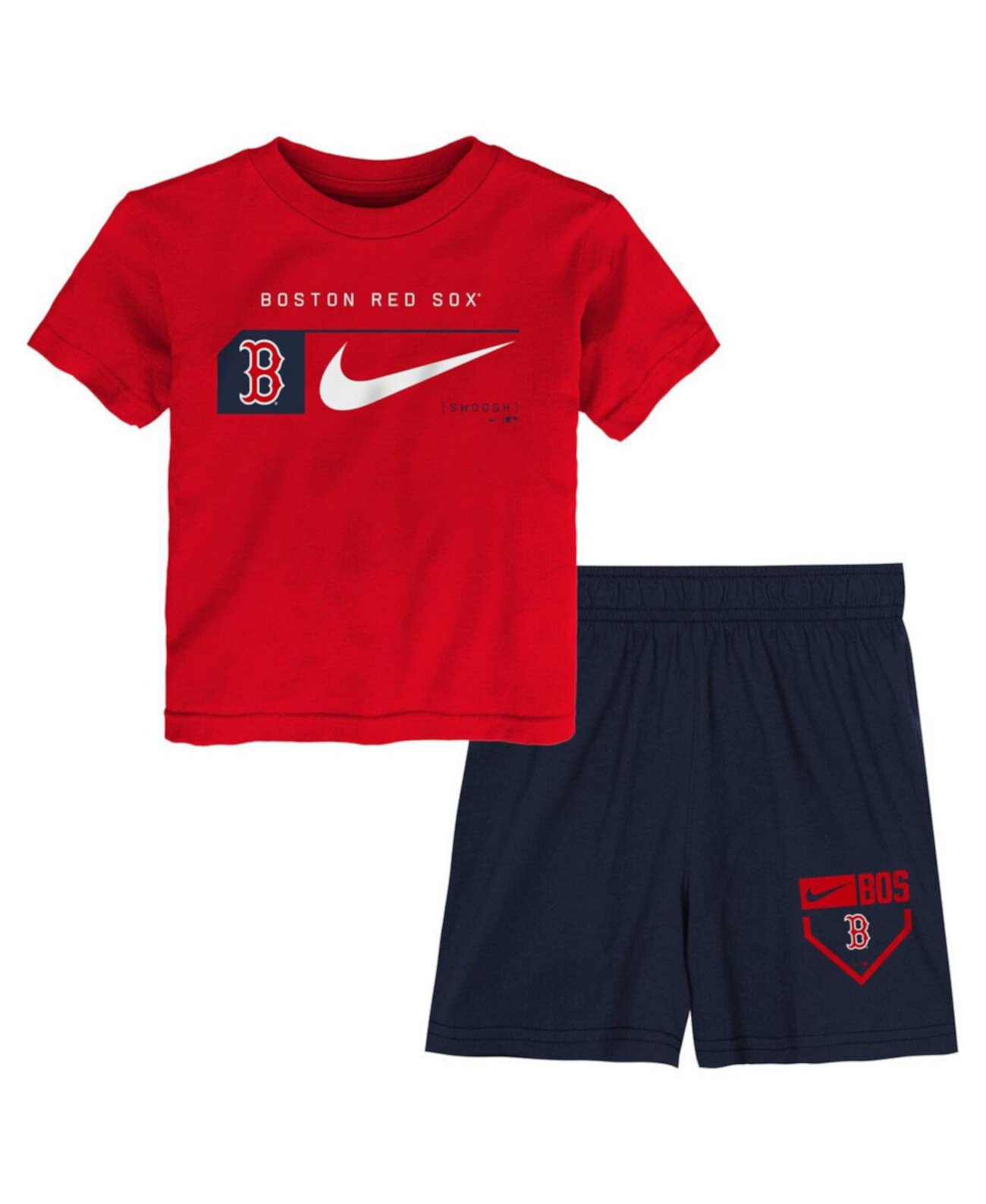 Детский комплект одежды Nike Boston Red Sox Authentic Collection футболка и шорты Nike