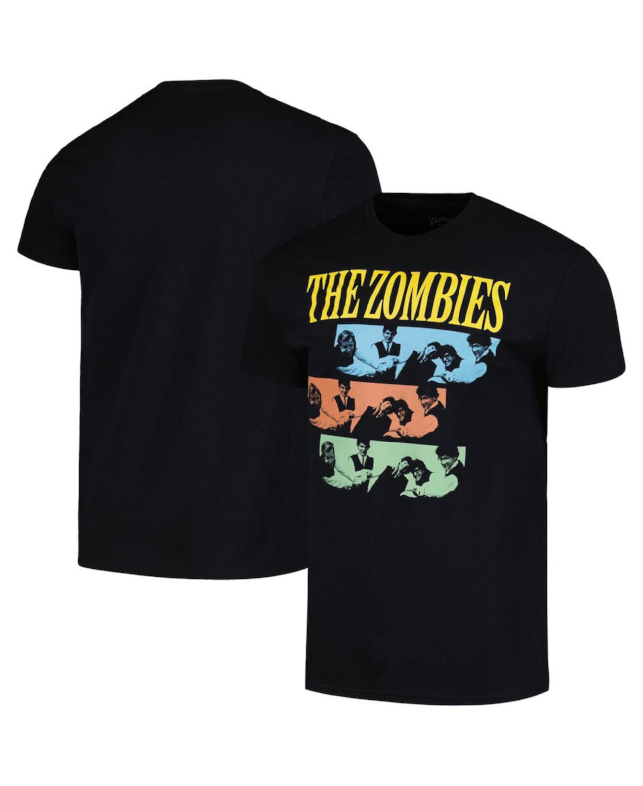 Men's Black The Zombies Greatest Hits Photo Graphic T-Shirt Manhead Merch