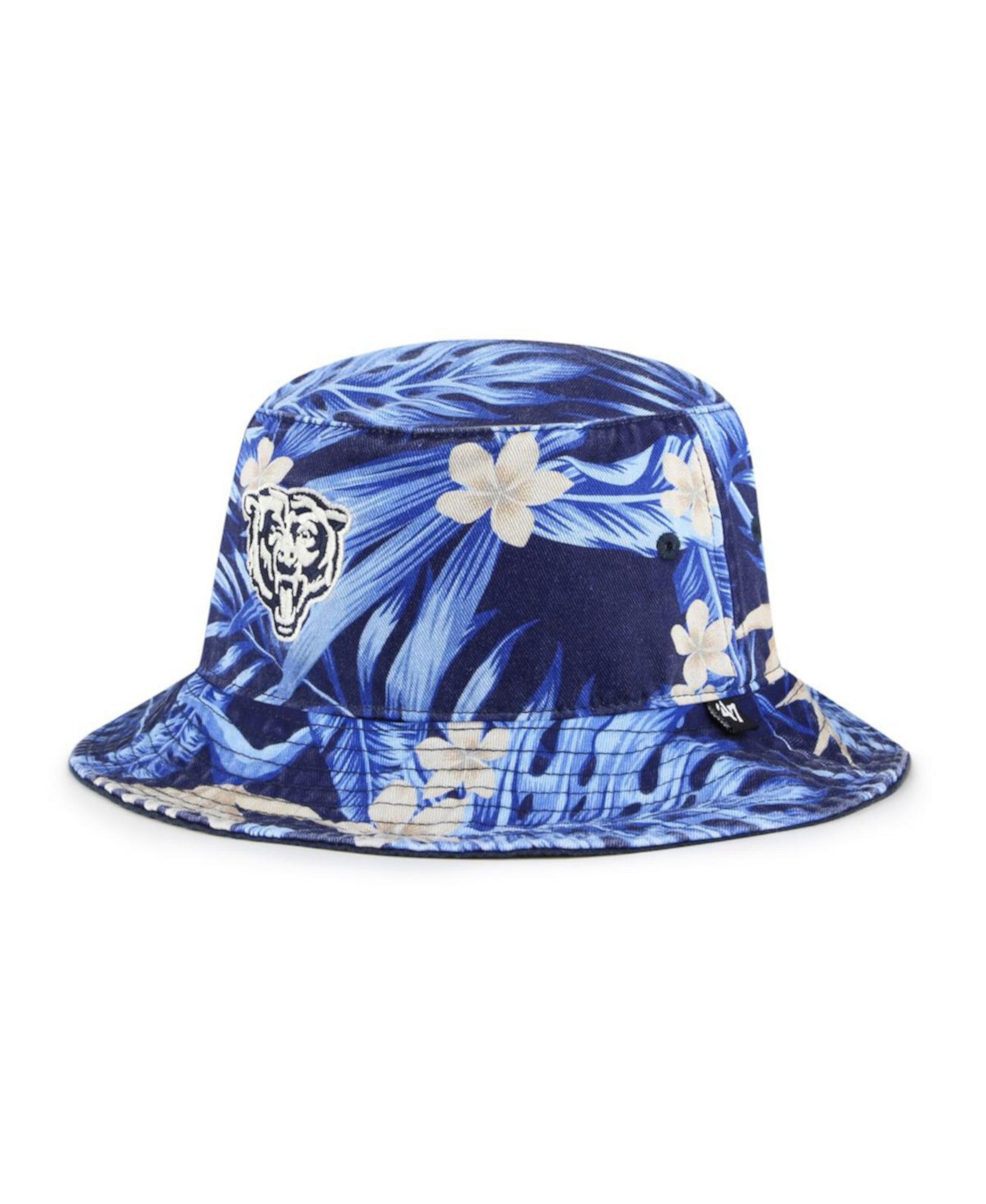 Men's Navy Chicago Bears Tropicalia Bucket Hat '47 Brand