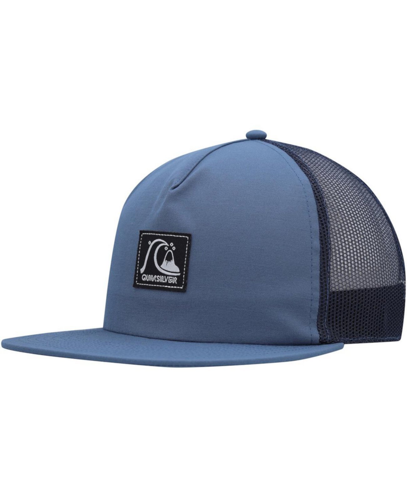 Men's Blue Checked Out Snapback Hat Quiksilver