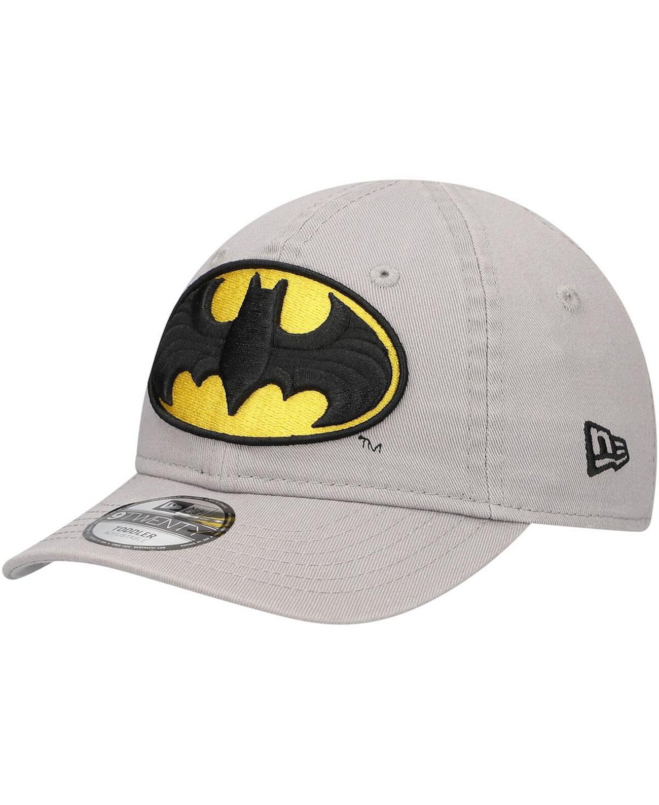 Men's Toddler Boys and Girls Gray Batman 9TWENTY Adjustable Hat New Era