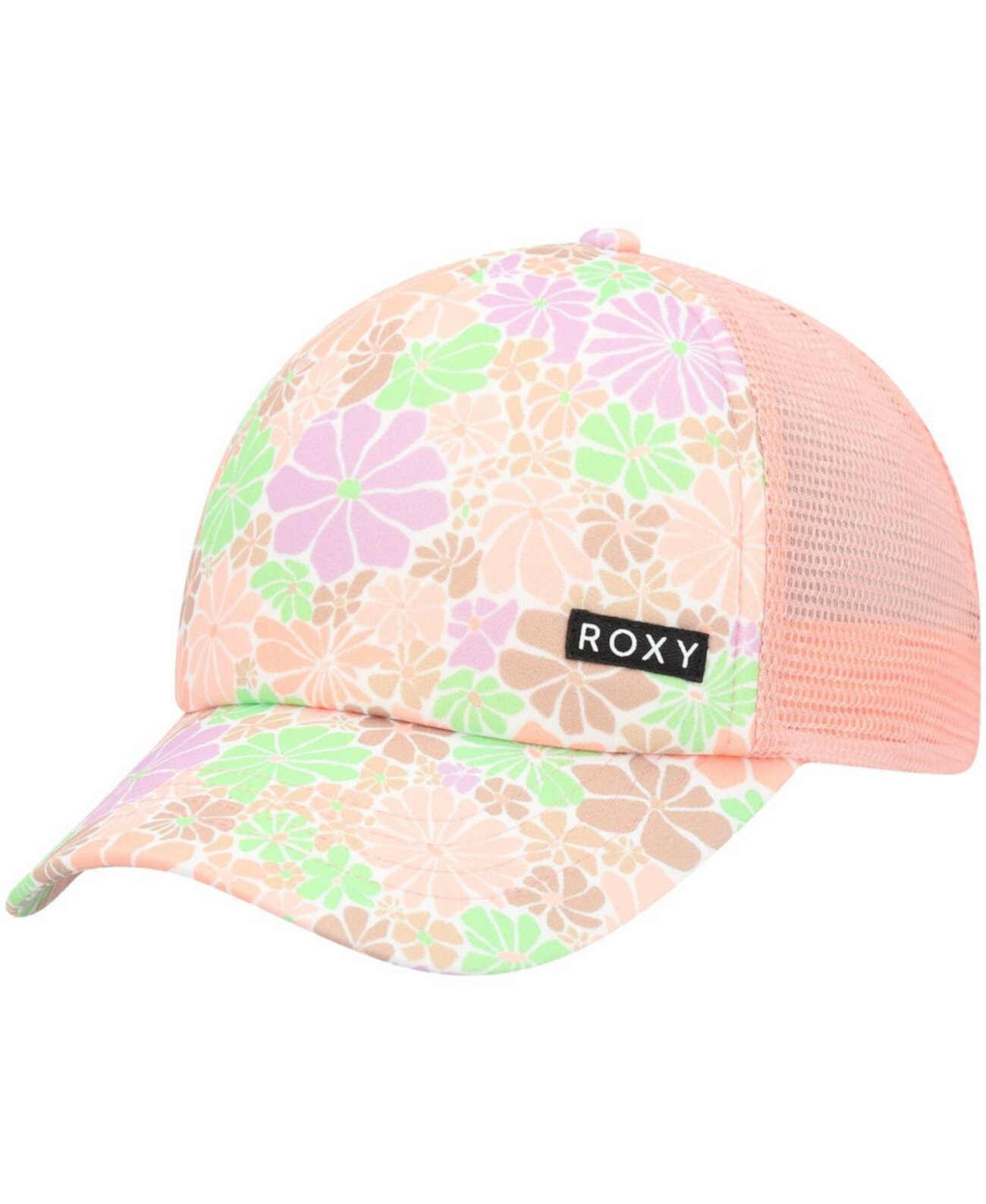 Big Girls White Honey Coconut Trucker Adjustable Hat Roxy