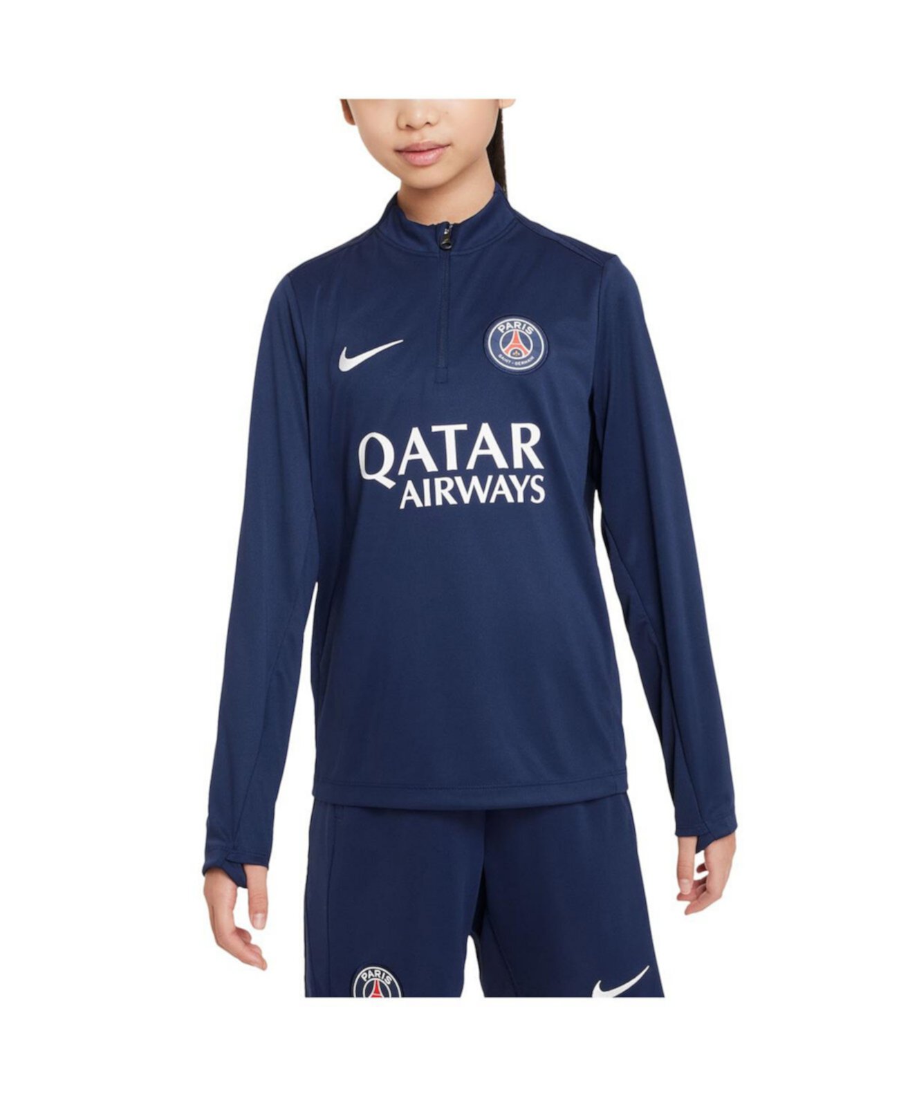 Детское Худи Nike Paris Saint-Germain 2024/25 Academy Pro Drill Performance Quarter-Zip Nike