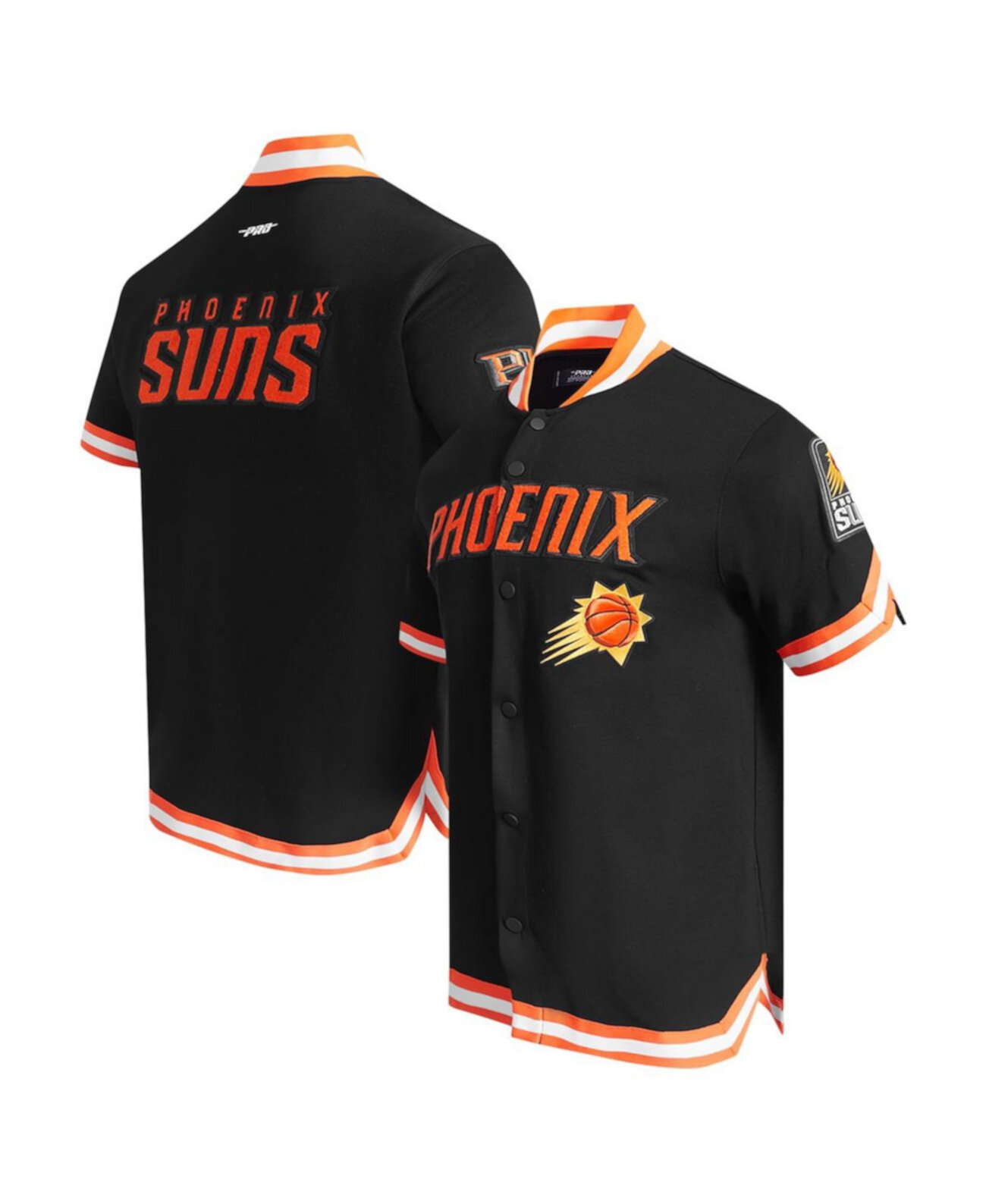 Men's Black Phoenix Suns Classic Warm-Up Full-Snap Jacket Pro Standard