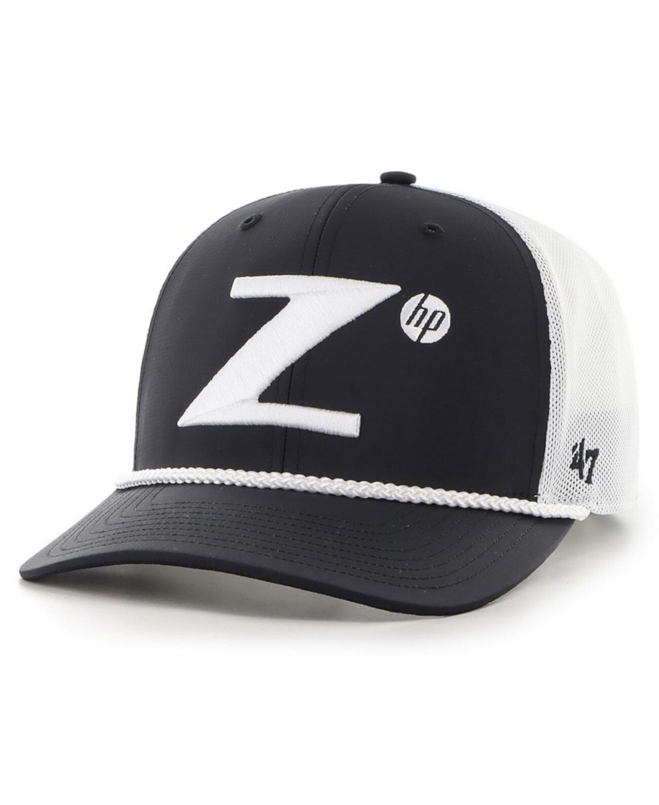 Men's Black William Byron Z By HP Refuel Trucker Adjustable Hat '47 Brand