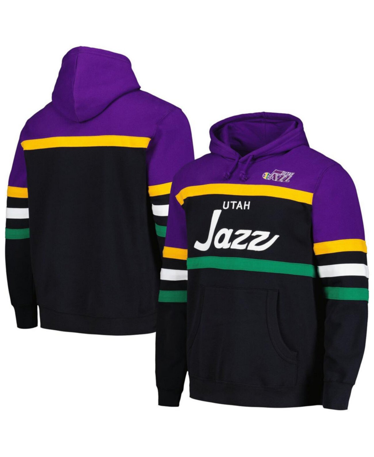 Мужское Худи Mitchell & Ness Utah Jazz Head Coach Mitchell & Ness