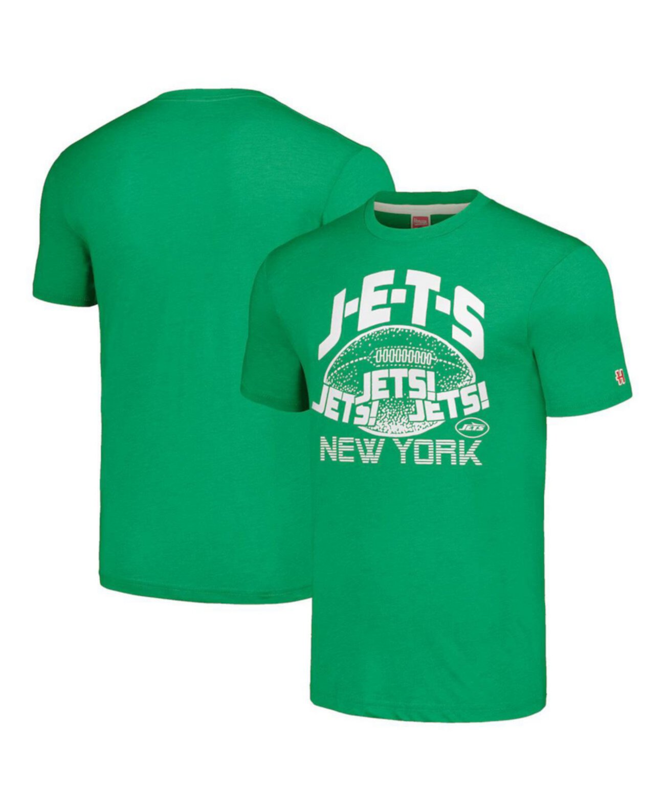  Джерси New York Jets J-E-T-S Tri-Blend от Homage Homage