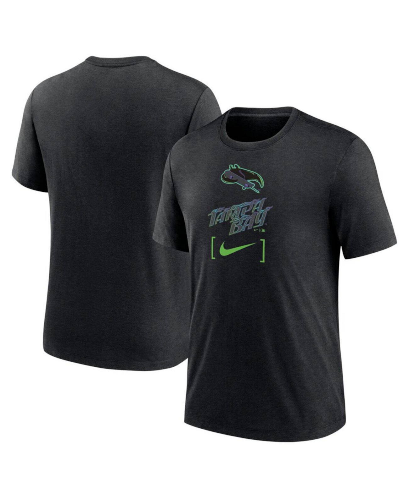 Nike Men's Heather Tampa Bay Rays 2024 City Connect Tri-Blend T-Shirt Fanatics