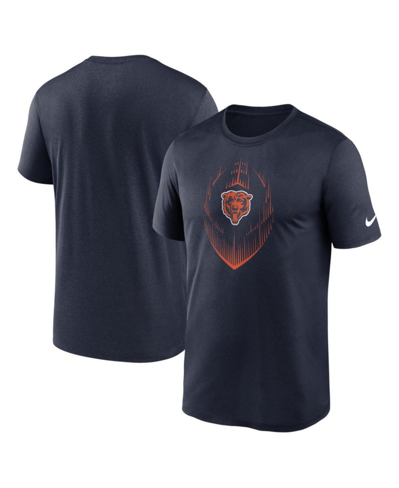 Nike Men's Navy Chicago Bears Primetime Legend Icon Performance T-Shirt Fanatics