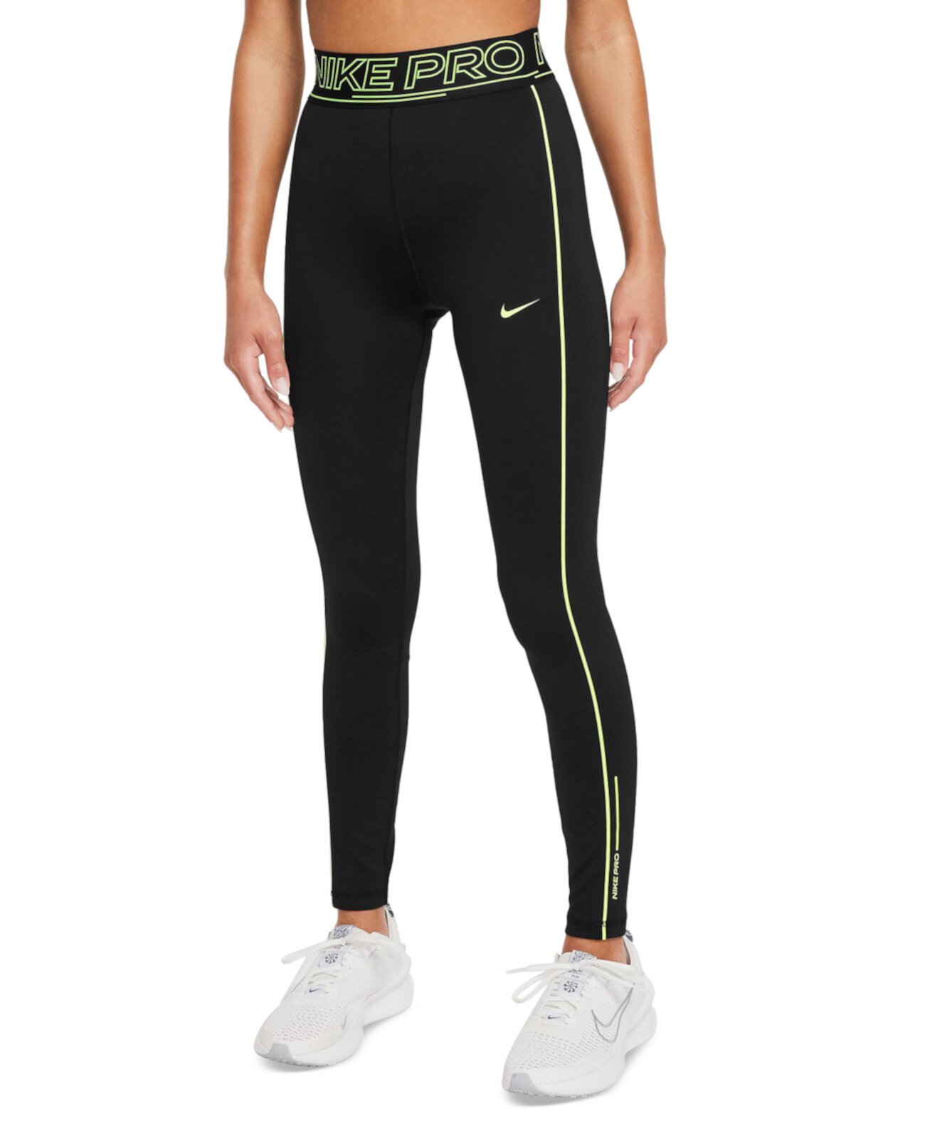 Леггинсы Nike Для Девочек Pro Dri-FIT Mid-Rise Nike