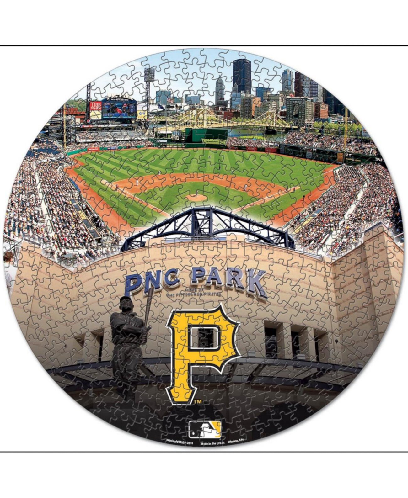 Pittsburgh Pirates Round 500-Piece Puzzle Wincraft