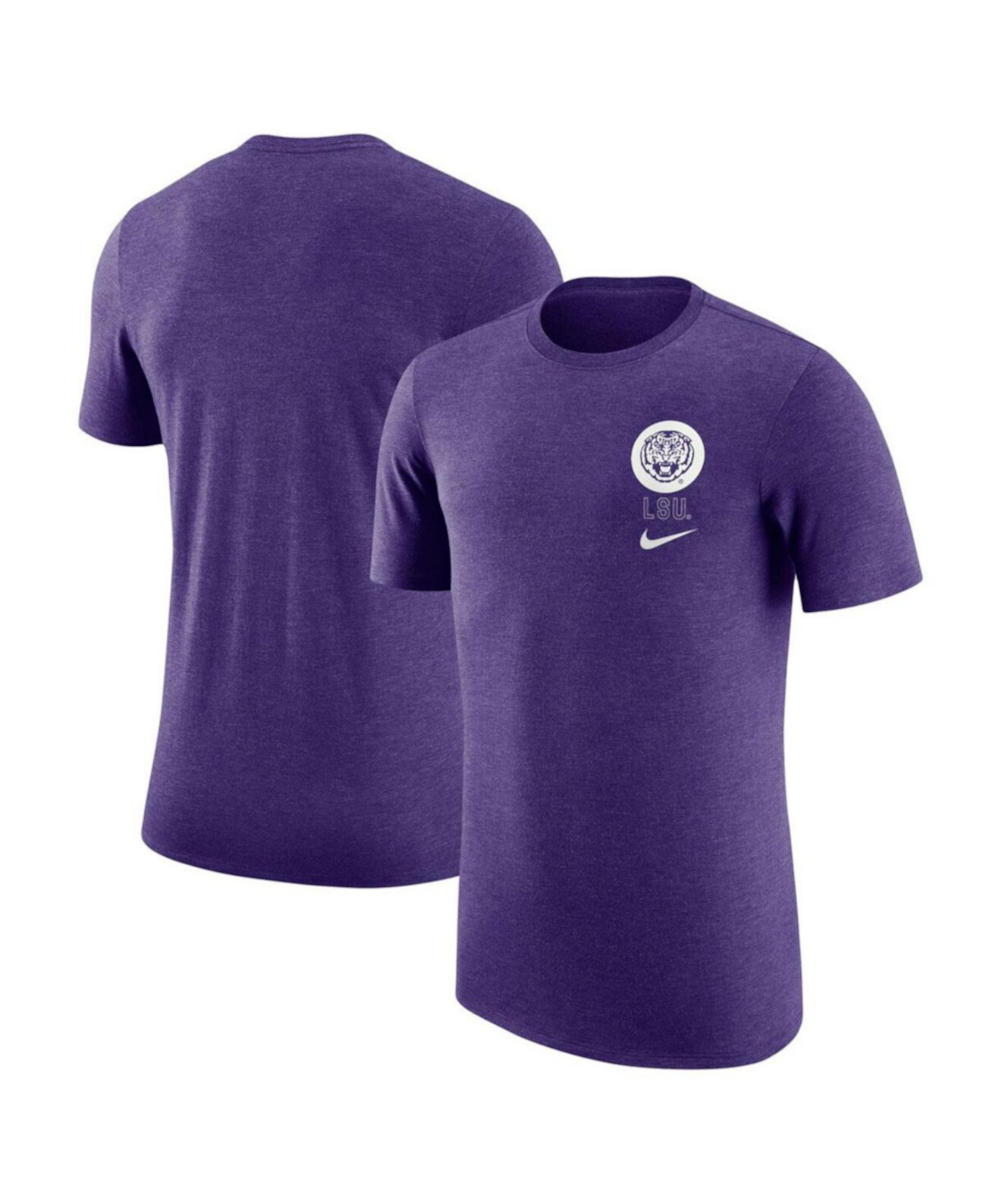 Men's Purple LSU Tigers Retro Tri-Blend T-Shirt Nike
