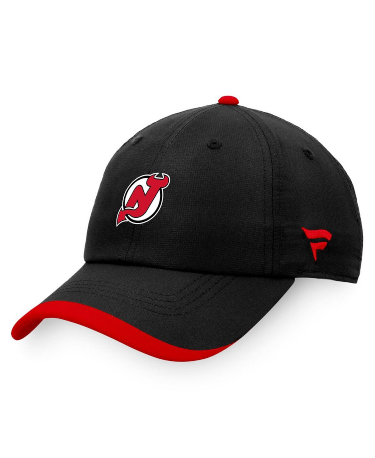 Men's Black New Jersey Devils Authentic Pro Rink Pinnacle Adjustable Hat Fanatics