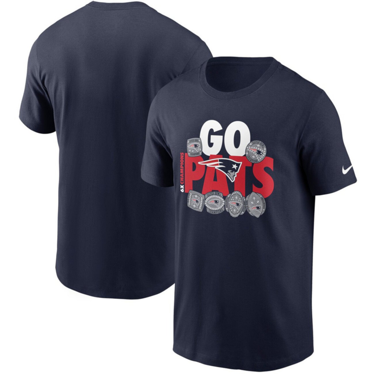 Men's New England Patriots Hometown Collection 6x T-Shirt Nike