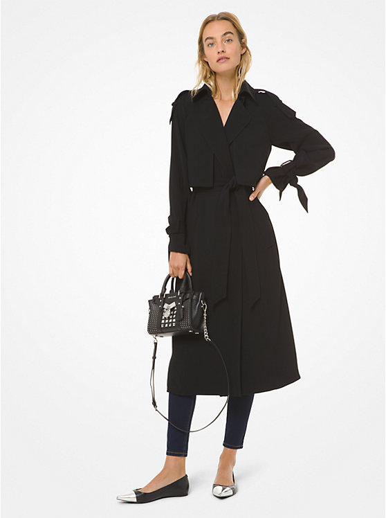 Draped Trench Coat Michael Kors