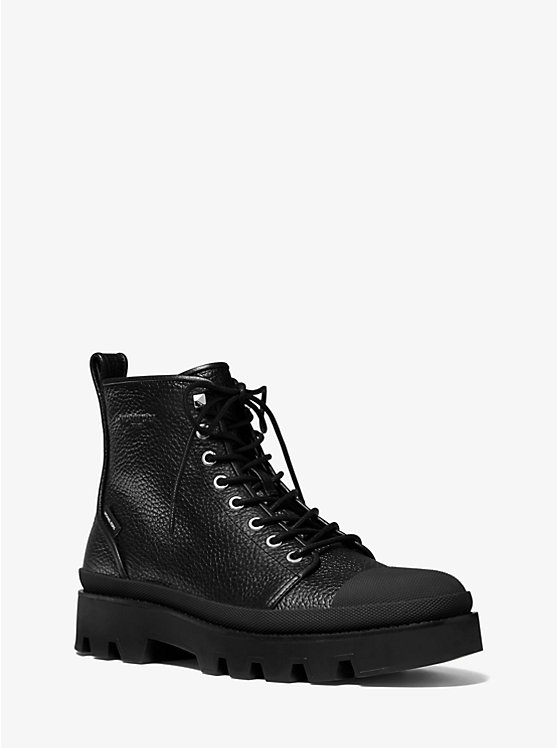Colin Pebbled Leather Boot Michael Kors Mens
