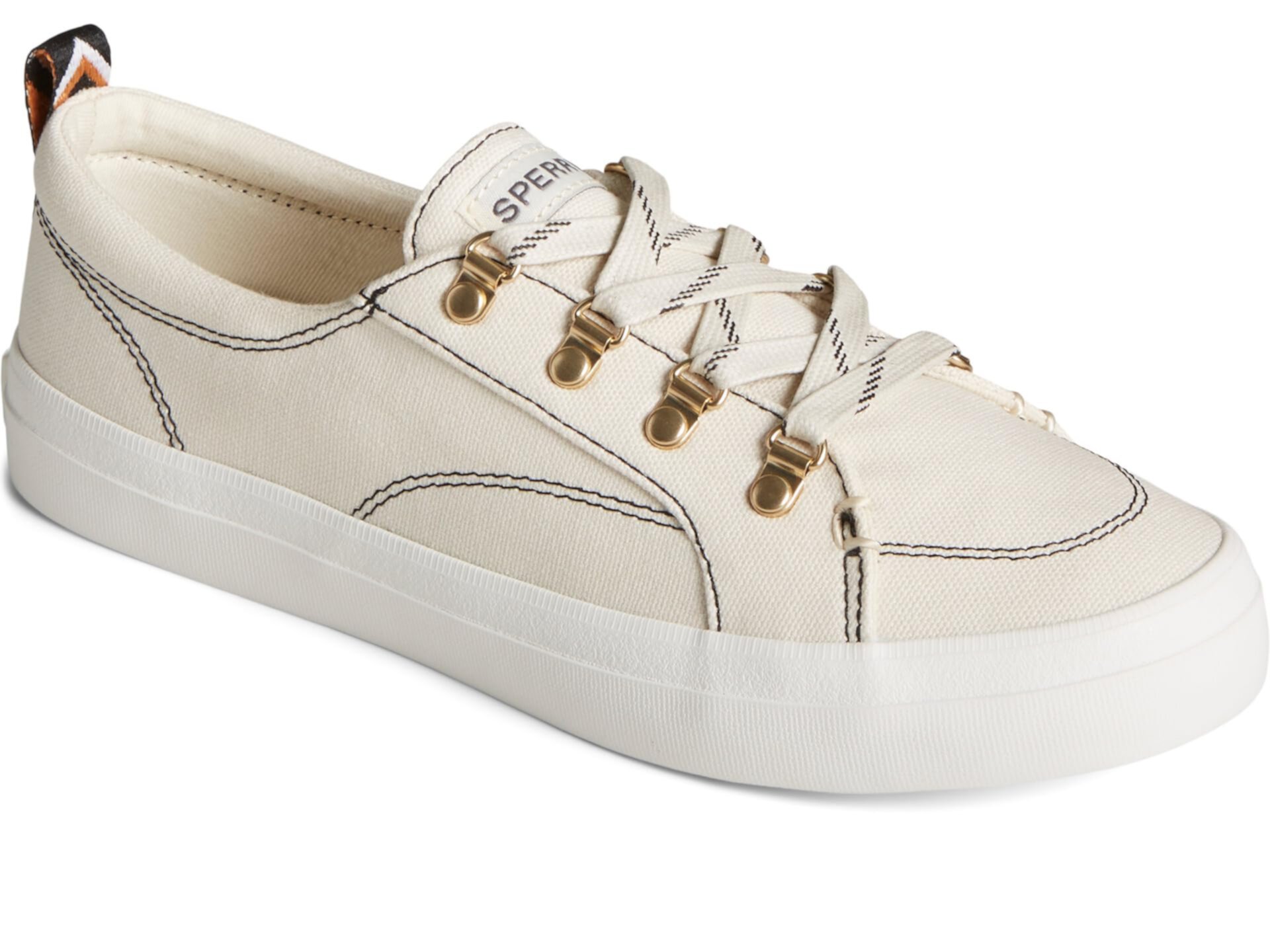 Кроссовки Sperry Crest Vibe Sport с уникальным верхом из переработанного хлопка и эффектом памяти Sperry