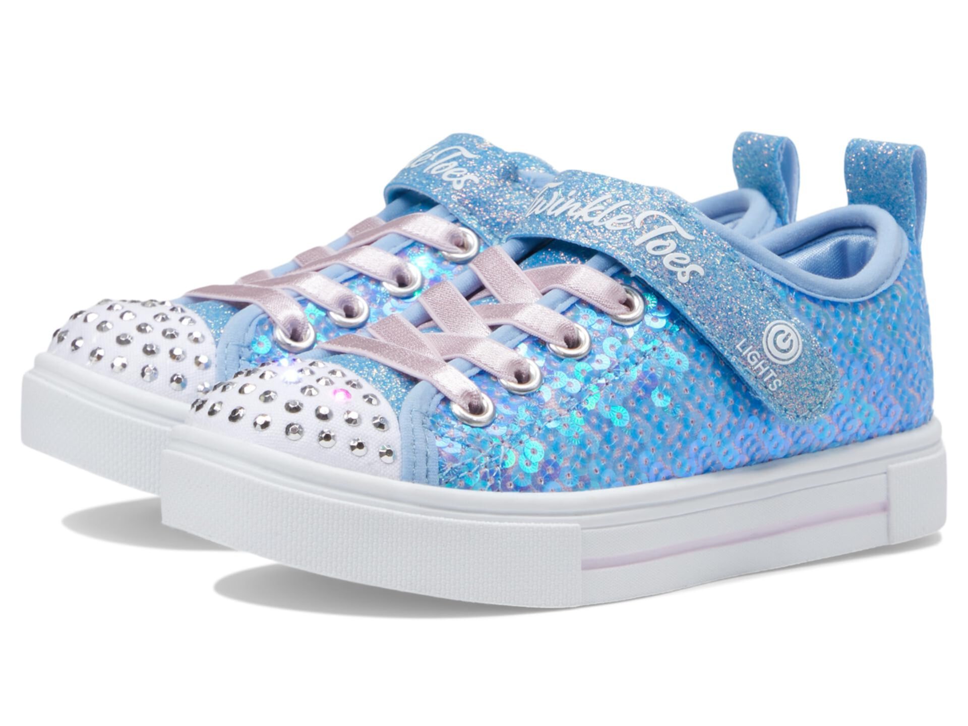 Кроссовки SKECHERS KIDS Twinkle Sparks - Sequin Party с подсветкой для детей Skechers Kids