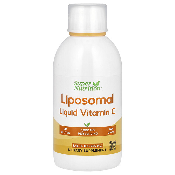 Liposomal Liquid Vitamin C, 1,000 mg, 8.45 fl oz (250 ml) Super Nutrition