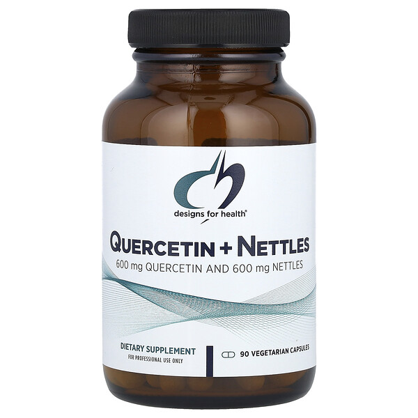 Quercetin + Nettles , 90 Vegetarian Capsules Designs for Health