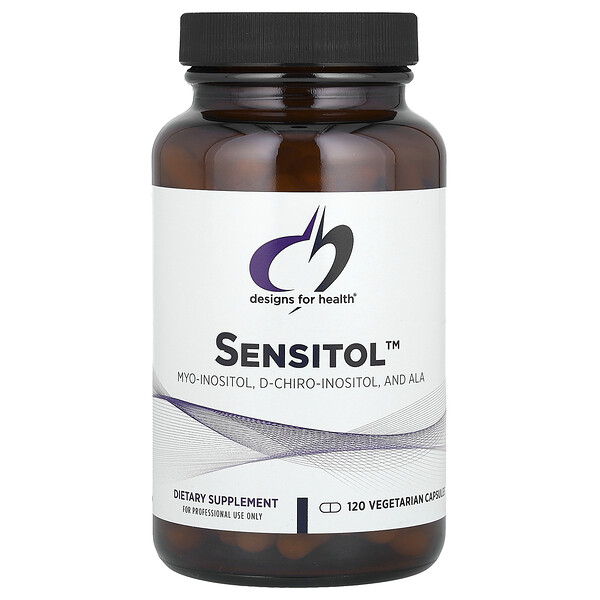 Sensitol™, Myo-Inositol, D-Chiro-Inositol, And ALA, 120 Vegetarian Capsules Designs for Health