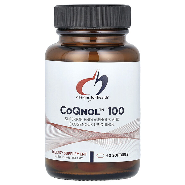 CoQnol™ 100, 60 Softgels Designs for Health