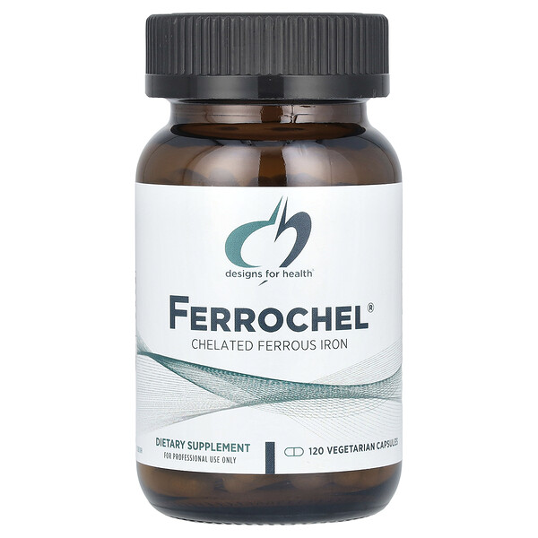 Ferrochel®, 120 Vegetarian Capsules Designs for Health