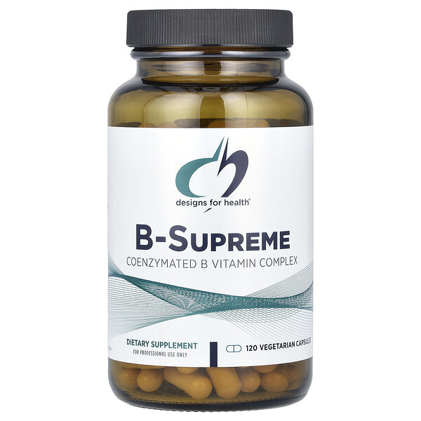 B-Supreme, 120 Vegetarian Capsules Designs for Health