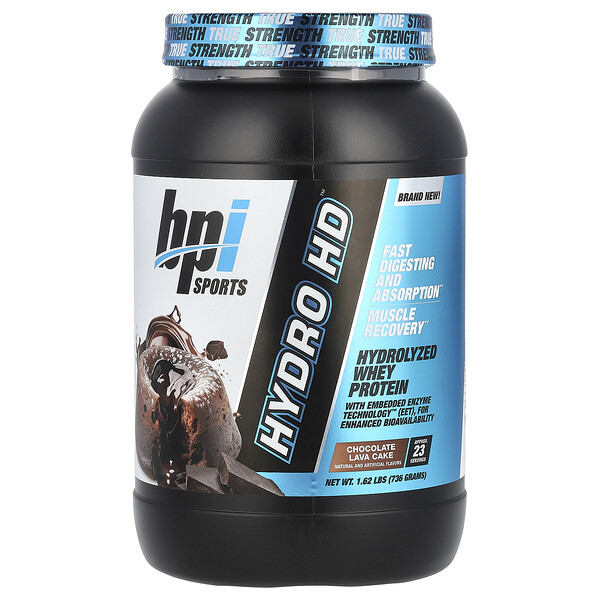 Hydro HD™, Hydrolyzed Whey Protein, Chocolate Lava Cake, 1.62 lbs (736 g) BPI
