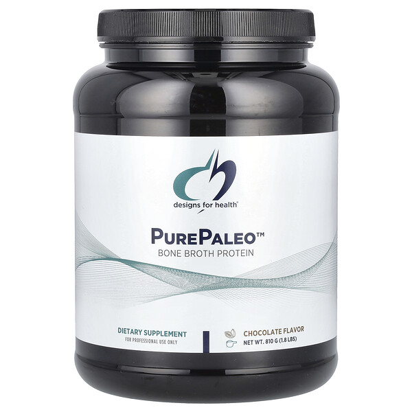 PurePaleo™, Bone Broth Protein, Chocolate, 1.8 lbs (810 g) Designs for Health