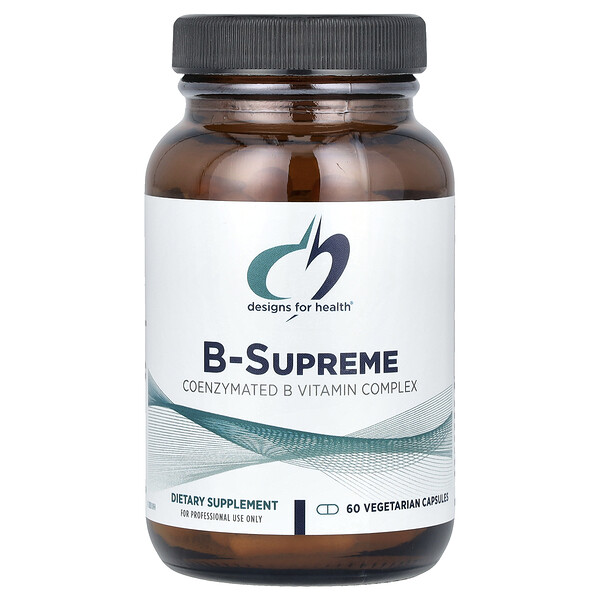 B-Supreme, 60 Vegetarian Capsules Designs for Health