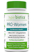 PRO-Women Probiotic -- 5 billion CFU - 60 Time Release Tablets Hyperbiotics