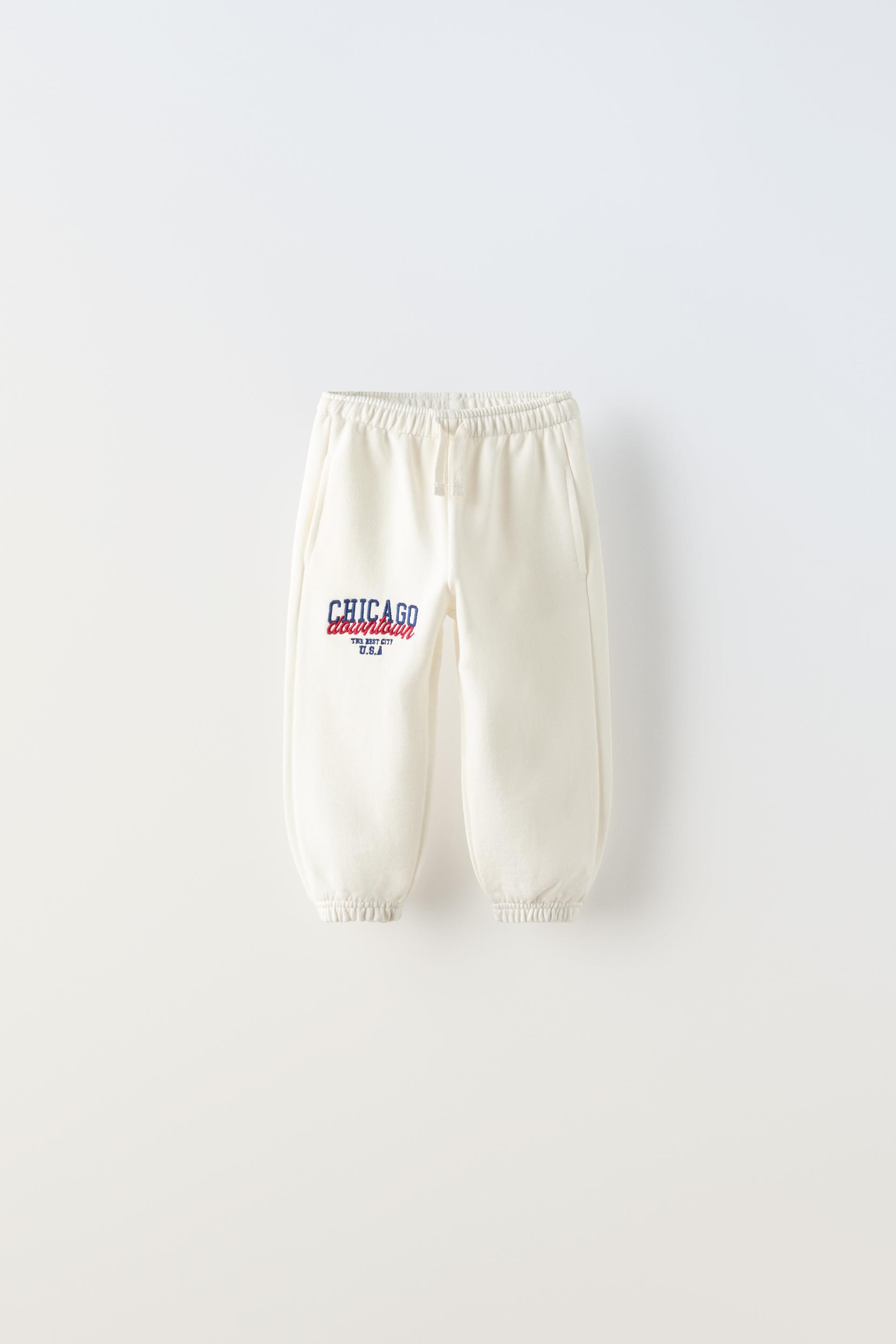 “CHICAGO” EMBROIDERED PANTS ZARA