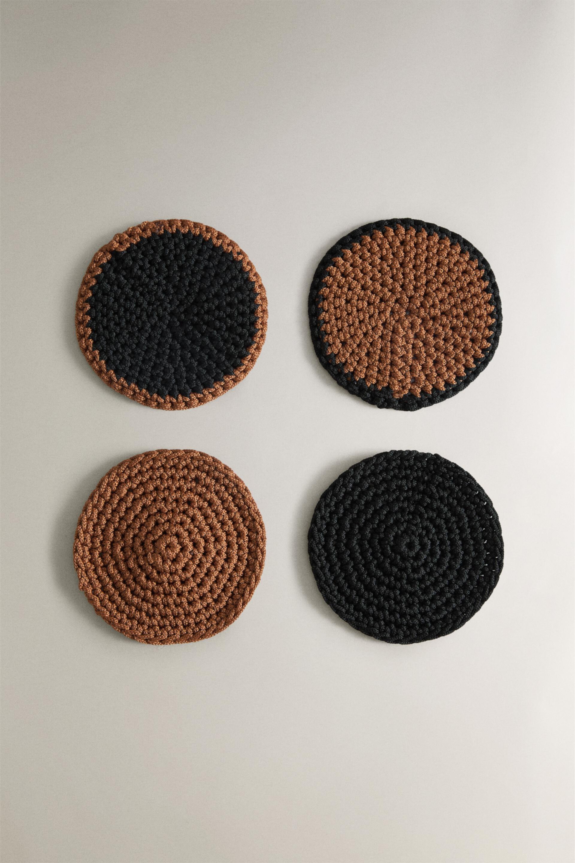 PACK OF WOVEN COASTERS (PACK OF 4) x COLLAGERIE ZARA