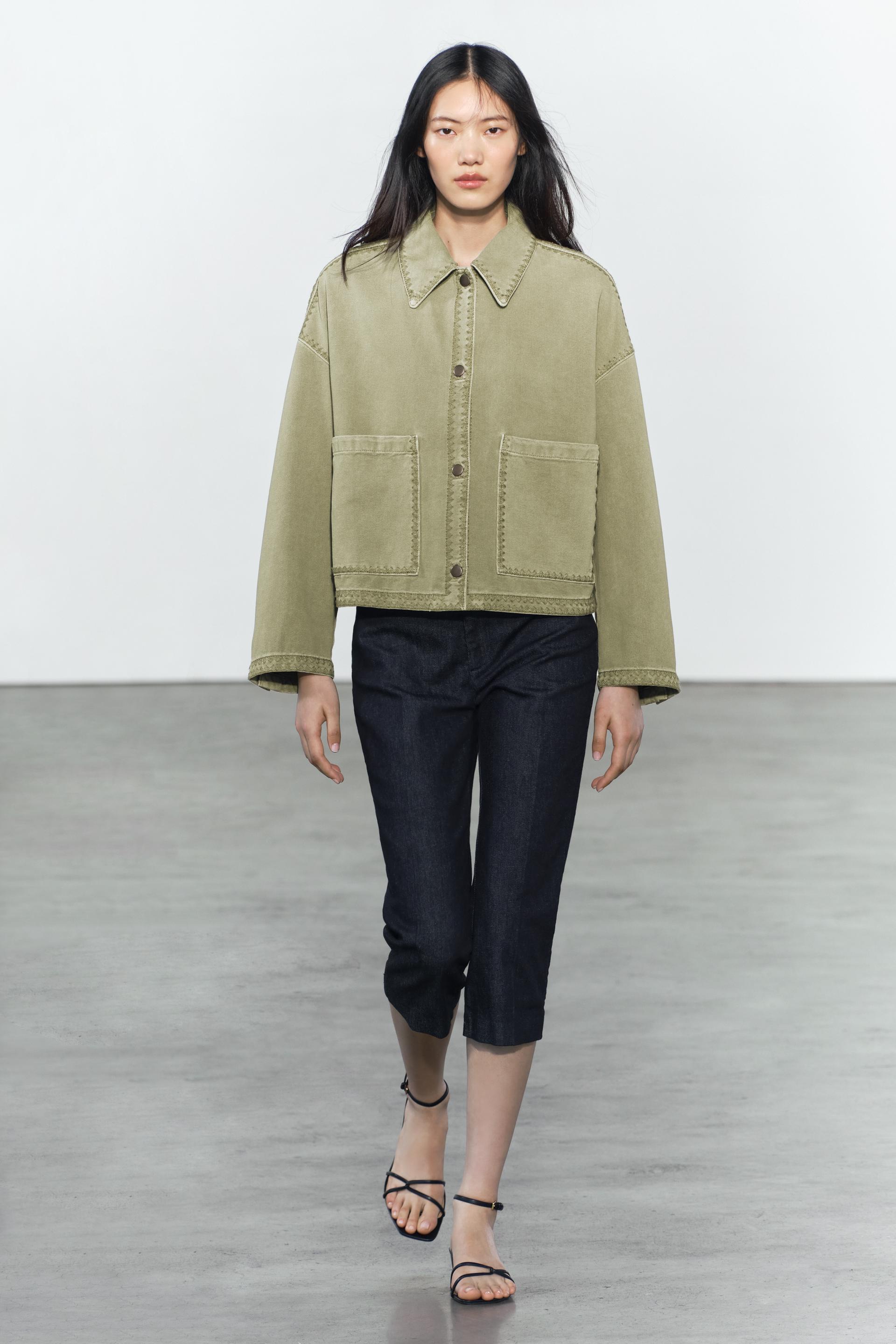 EMBROIDERED JACKET ZW COLLECTION ZARA