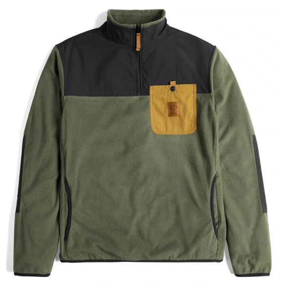 Vista Quarter-Zip Lightweight Fleece Pullover - Men's Topo Designs