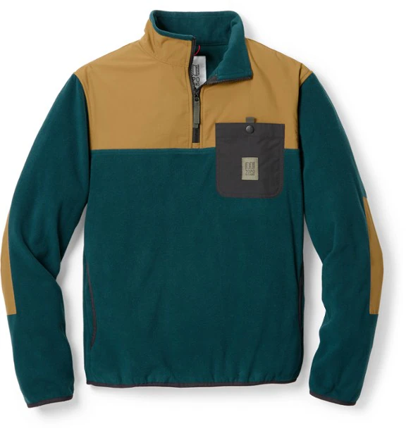 Vista Quarter-Zip Lightweight Fleece Pullover - Men's Topo Designs