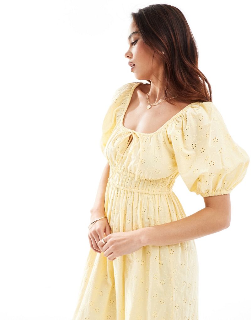 Nobody's Child Evelyn midaxi dress in yellow Nobody's Child